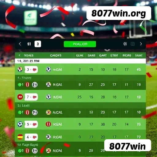 Histórico de apostas 8077win